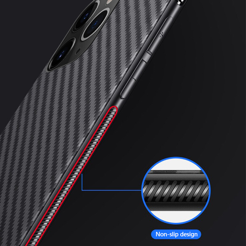 Crashstar sợi carbon mềm siêu mỏng vỏ điện thoại cho Iphone 15 14 13 12 11 Pro Max Mini XS XR x 8 7 6 6S Plus + Se 2020 nhựa TPU mềm vỏ lưng chống sốc vỏ ốp lưng