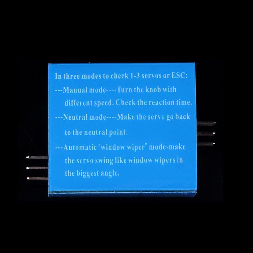 FAITH Multi Servo 3CH ECS Consistency Speed Controler Power Channels CCPM Meter