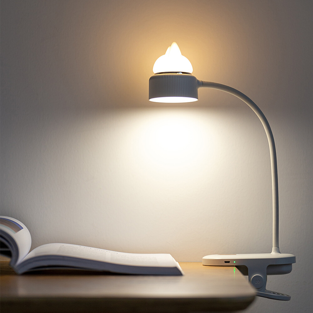 Uareliffe Đèn Mèo Dễ Thương Đèn LED Để Bàn Đèn Kẹp Gấp USB Sạc Lại Được Đèn Đọc Sách Học Tập Ban Đêm Ba Tốc Độ Có Thể Điều Chỉnh Độ Sáng Phạm Vi Chiếu Sáng Rộng 360 ° Chiếu Sáng Thoải Mái Bảo Vệ Mắt Miễn Phí Cho Gia Đình Văn Phòng Ký Túc Xá