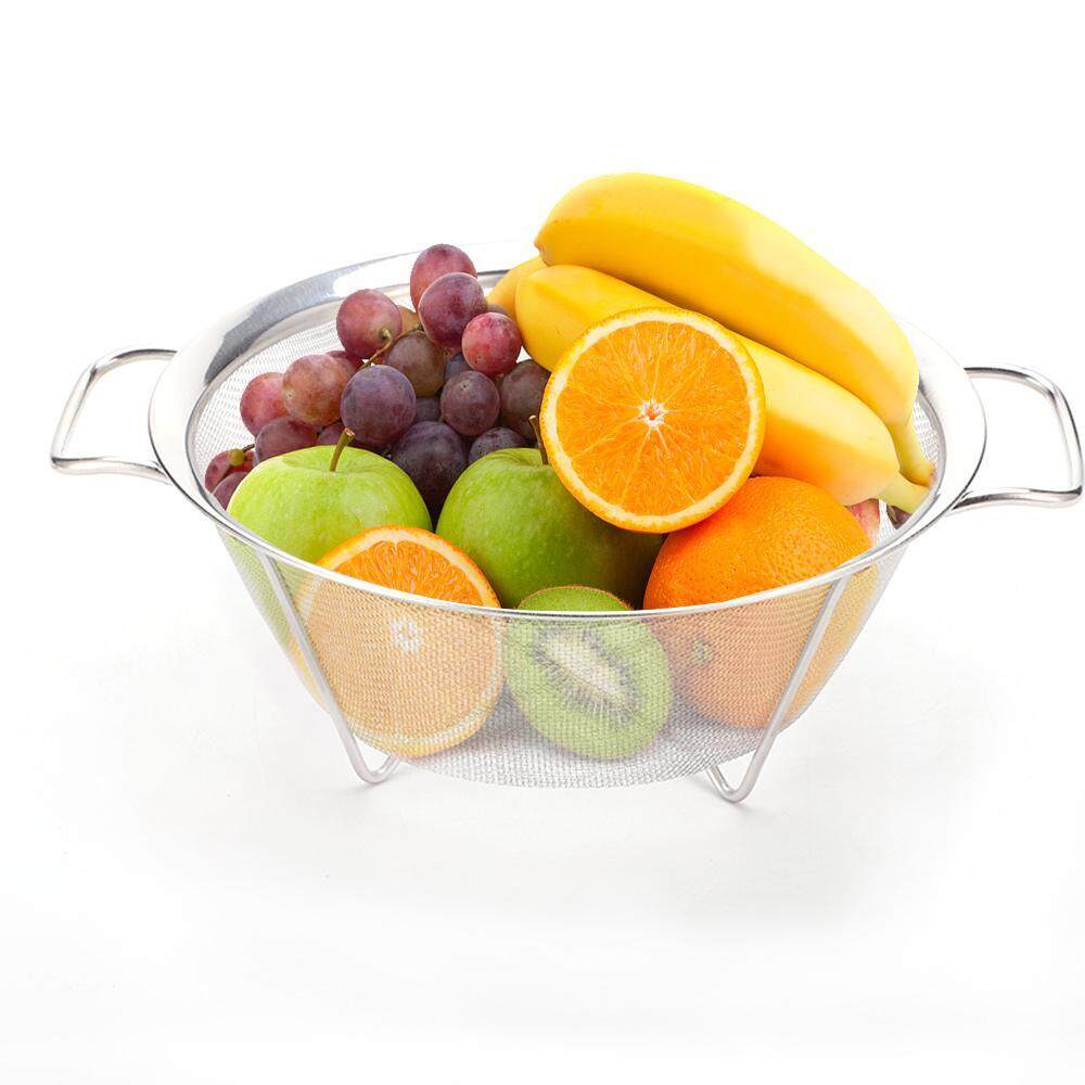SeaLavender Stainless Steel Mesh Strainer,Fine Mesh Strainer Bowl