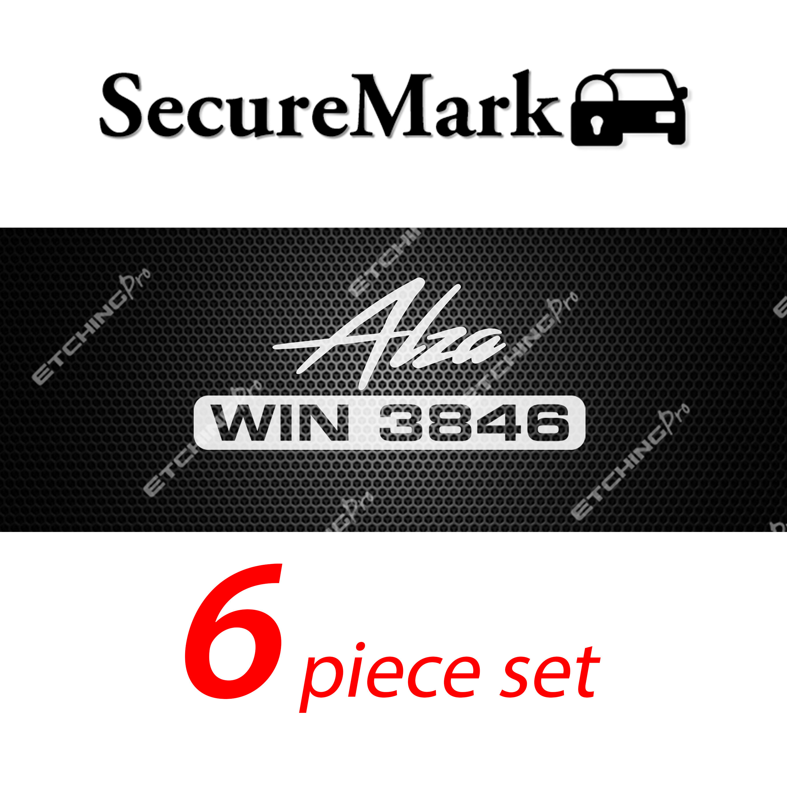 Perodua Alza 2022 SecureMark car security marking sand blasting glass windscreen windshield
