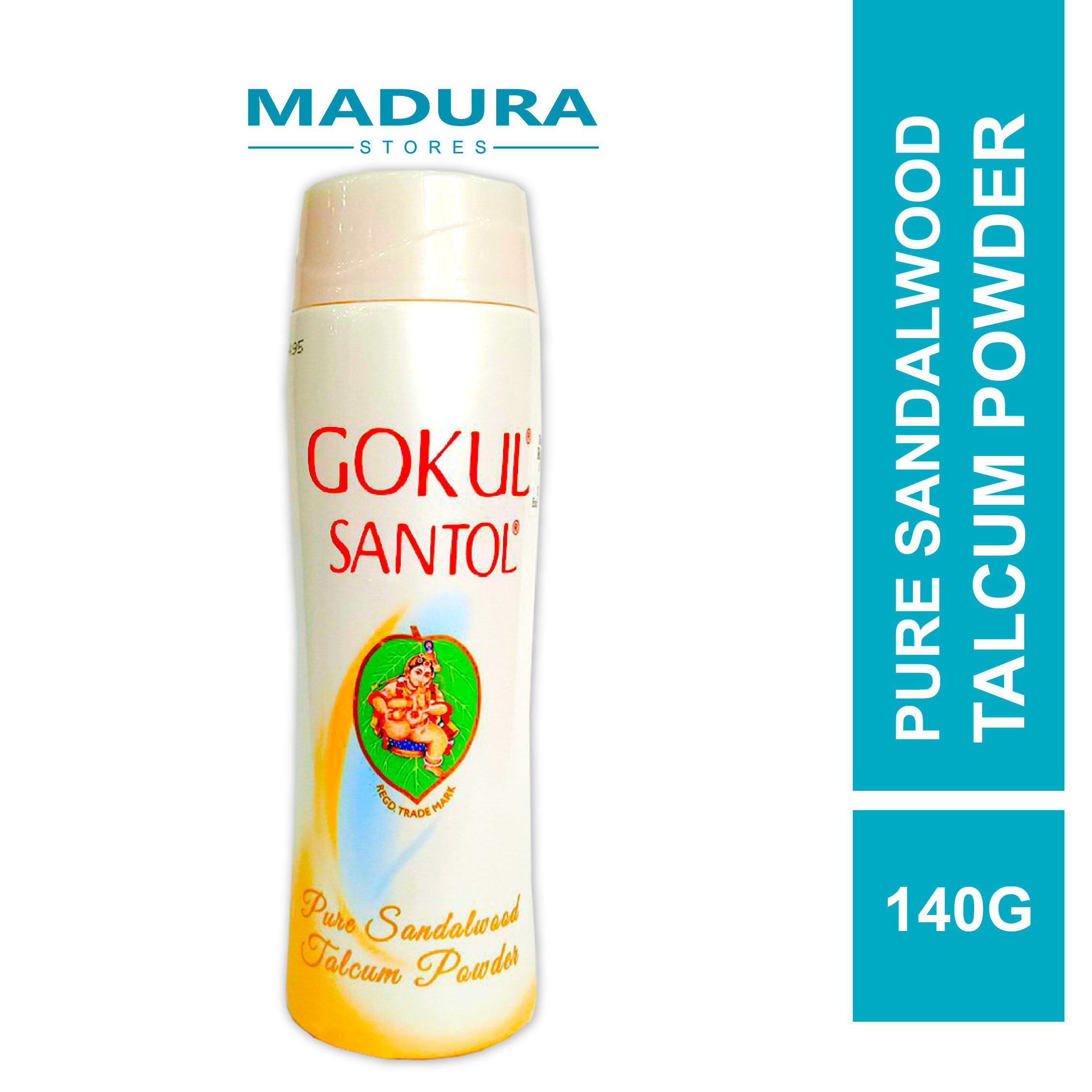 Buy Gokul Santol Pure Sandalwood Talc 140 Gm Online at the Best Price of Rs  129 - bigbasket