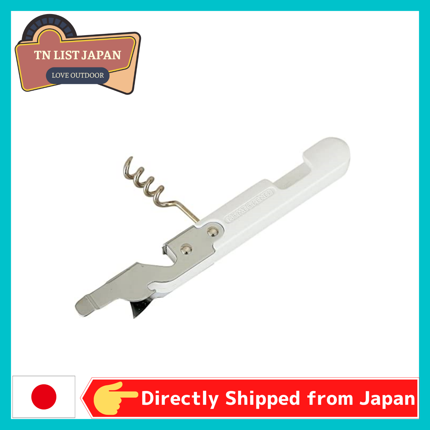 Kai corporation dh7176 kai can opener, bottle opener, corkscrew, kai house select tab, with riser, made in japan