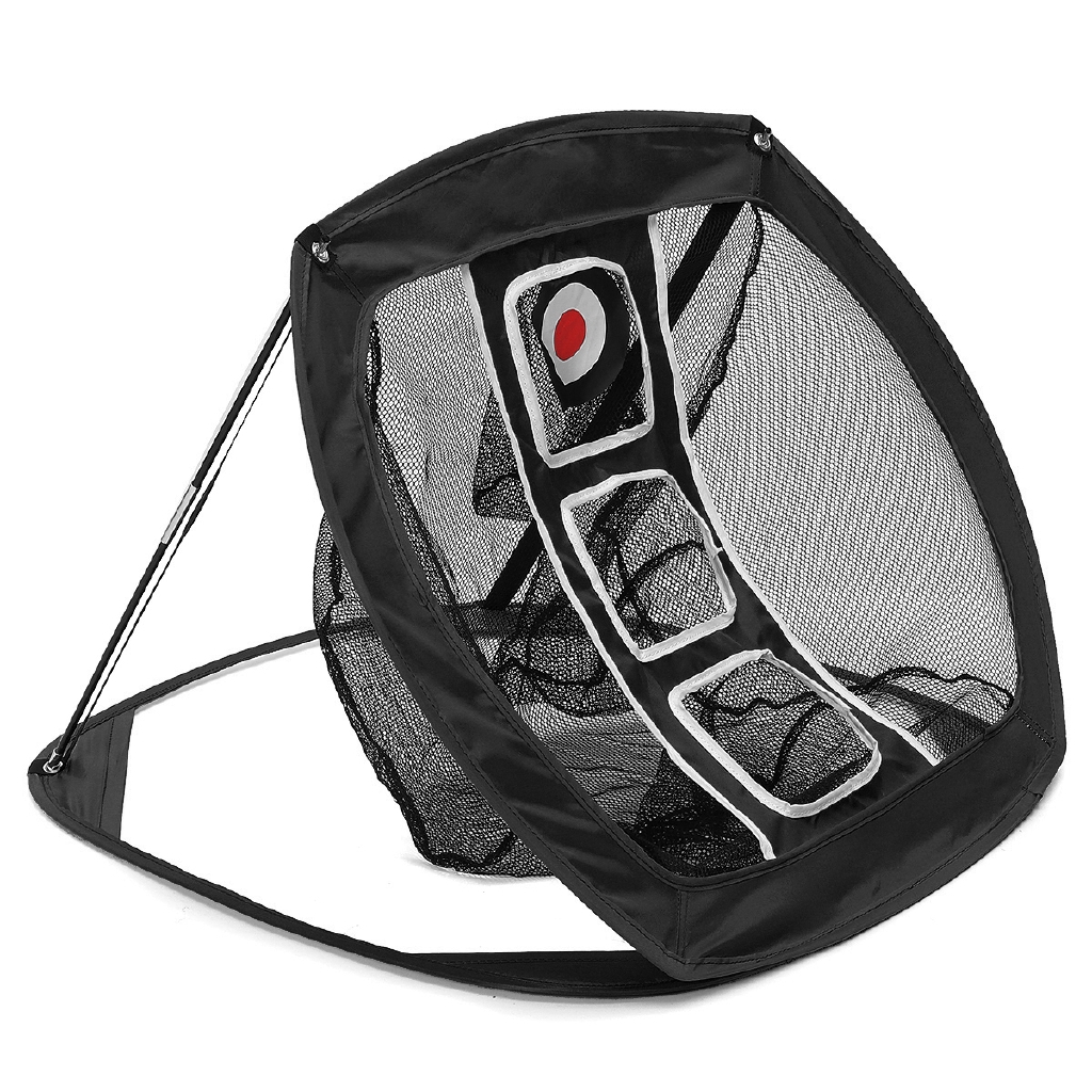 Nylon Golf Practice Net Golf Outdoor Indoor Chipping Pitching Cages Portable Golf Practice Training Aids Easy Net Equipment 32×27.5×22inch