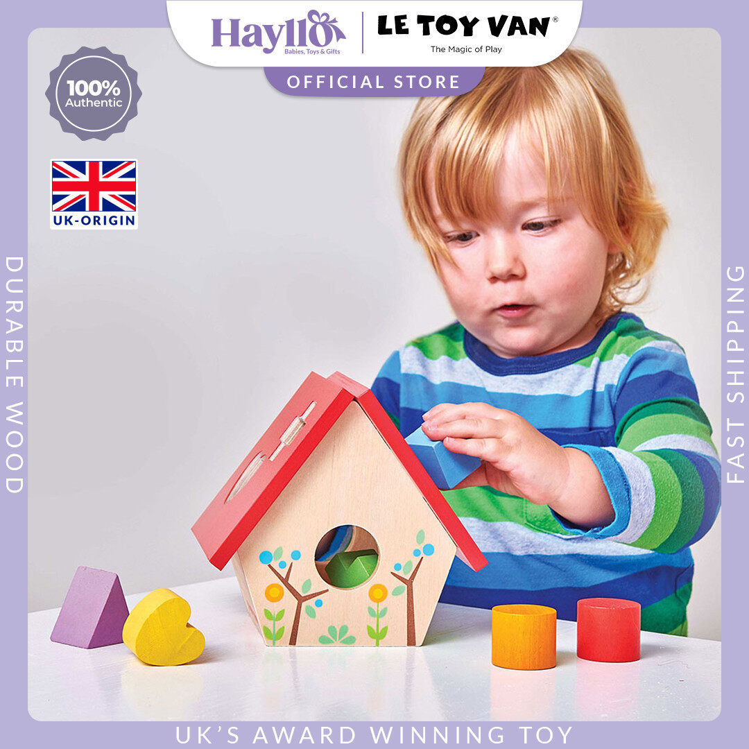 Le Toy Van My Little Bird House Shape Sorter Premium Sustainable