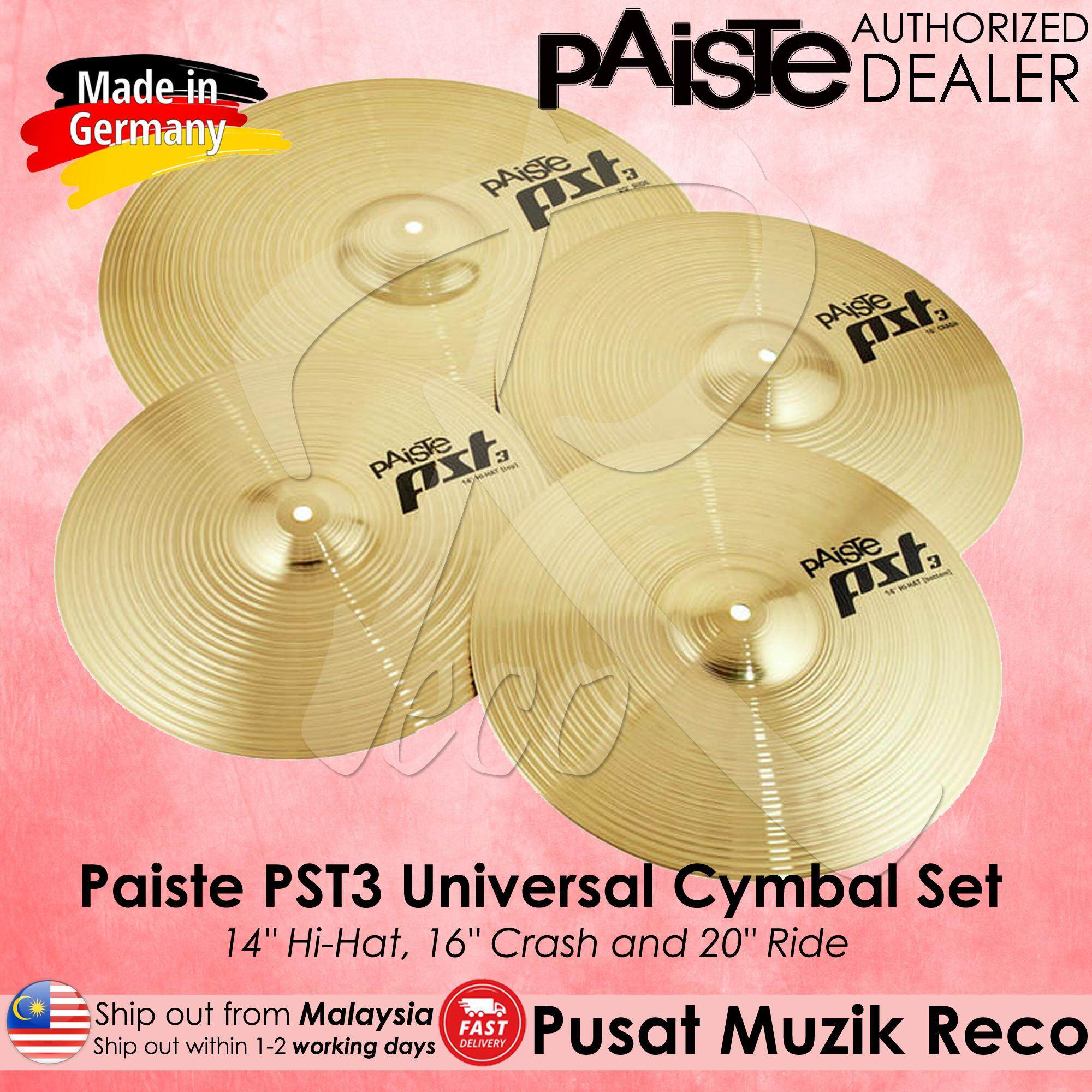 Paiste PST3 Universal Cymbal Set 14HH 16C 20R Lazada