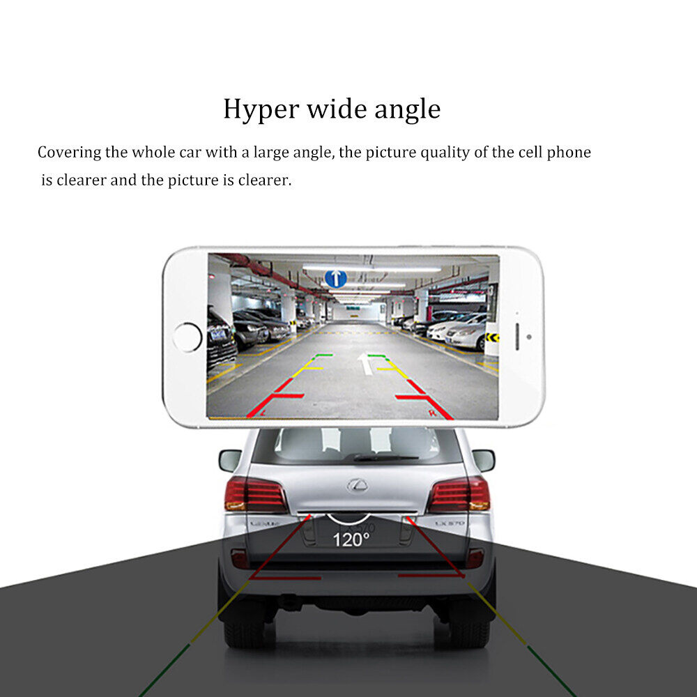 EKLEVA Car Rear View Camera Automobile WiFi Wireless Reverse HD Night Vision Backup Camera For Iphone IOS Android