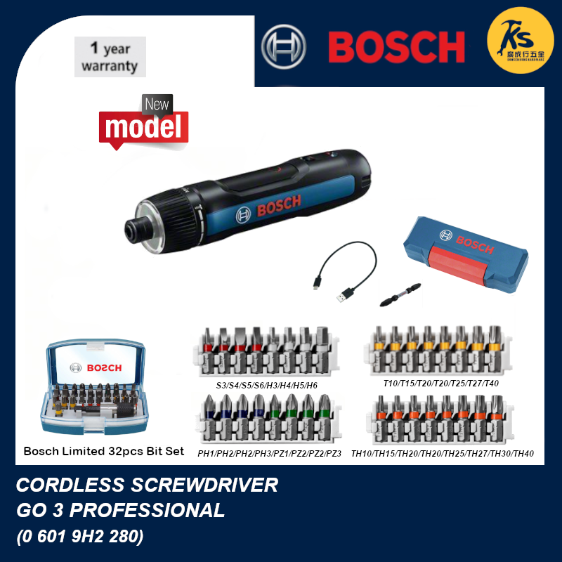 Bosch Professional Bosch Go Mini Cordless Screwdriver BUILDMATE