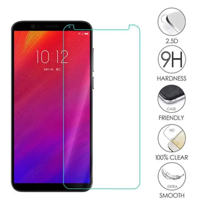 2 5d 9h Kaca Tempered Untuk Lenovo A5s Pelindung Layar Transparan Pelindung Film Untuk Lenovo A5 Kaca Lazada Indonesia