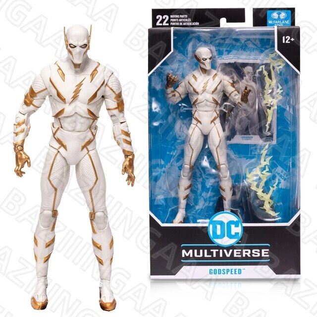 Mcfarlane Toys The Flash & Godspeed 18Cm Figures Bundle Action Figure Toys Collection Doll Model DC