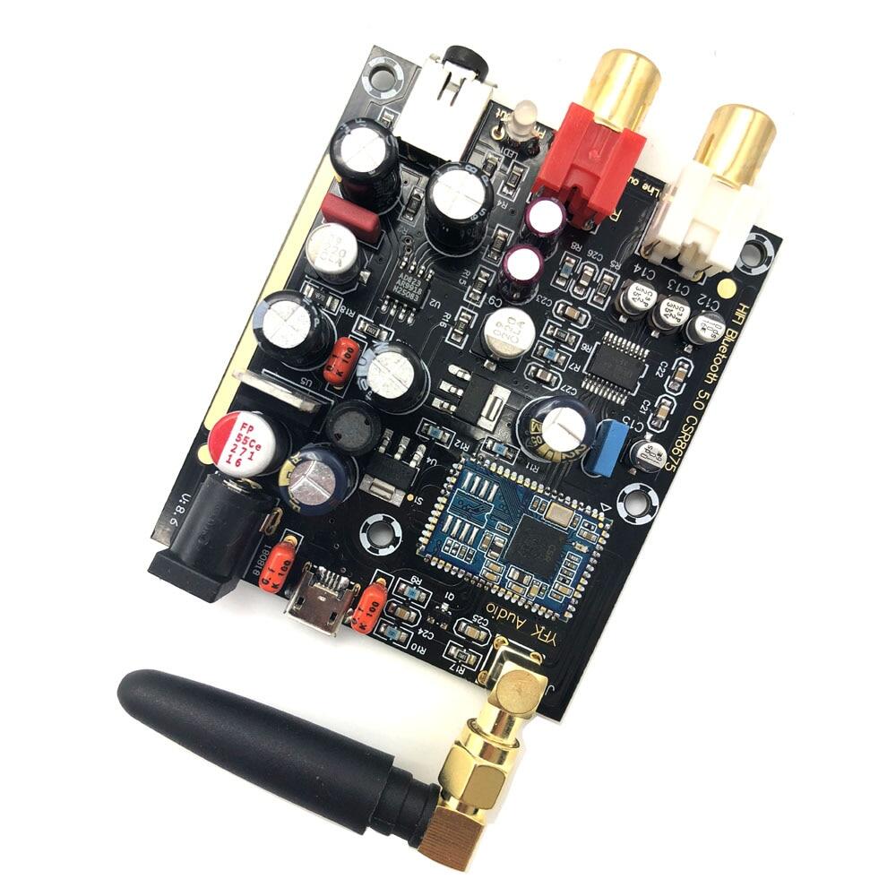 1 APTX HD LDAC CSR8675 Bluetooth 5.0 Wireless Receiver PCM5102A I2S DAC Decoder Board HIFI Support 24BIT With Antenna A5-007