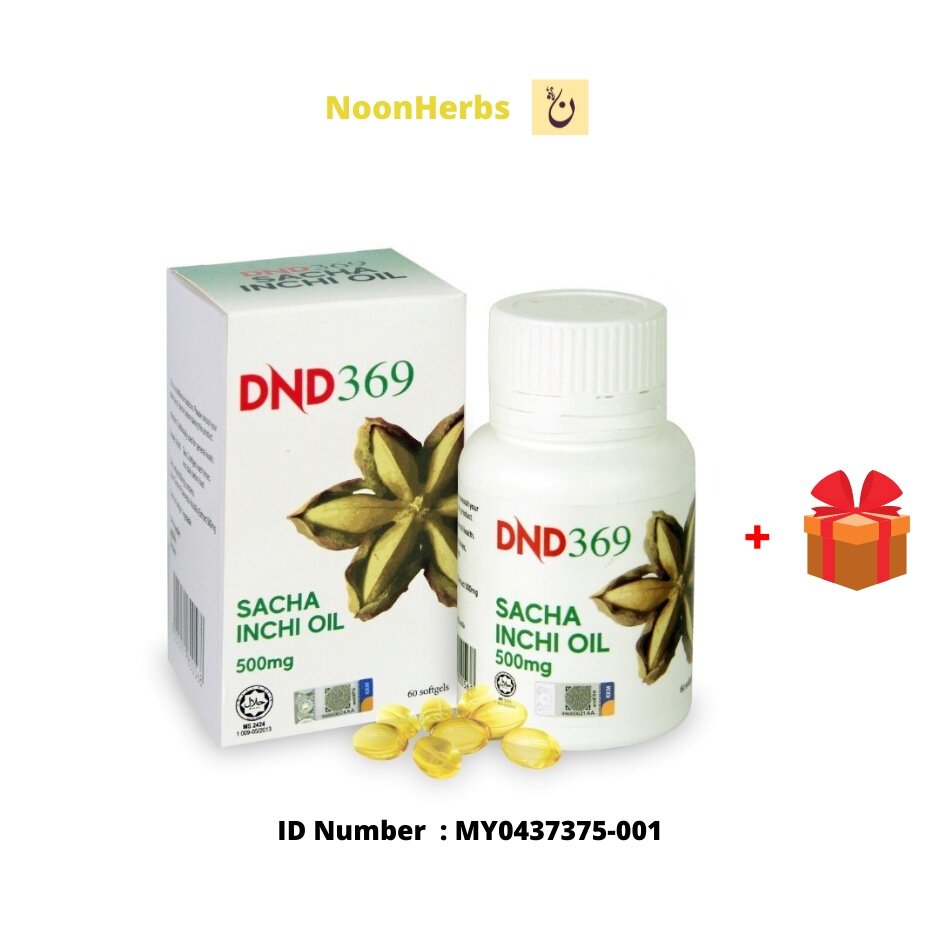 DR NOORDIN DARUS DND RX369 DND369 Sacha Inchi Oil Original Softgel ...