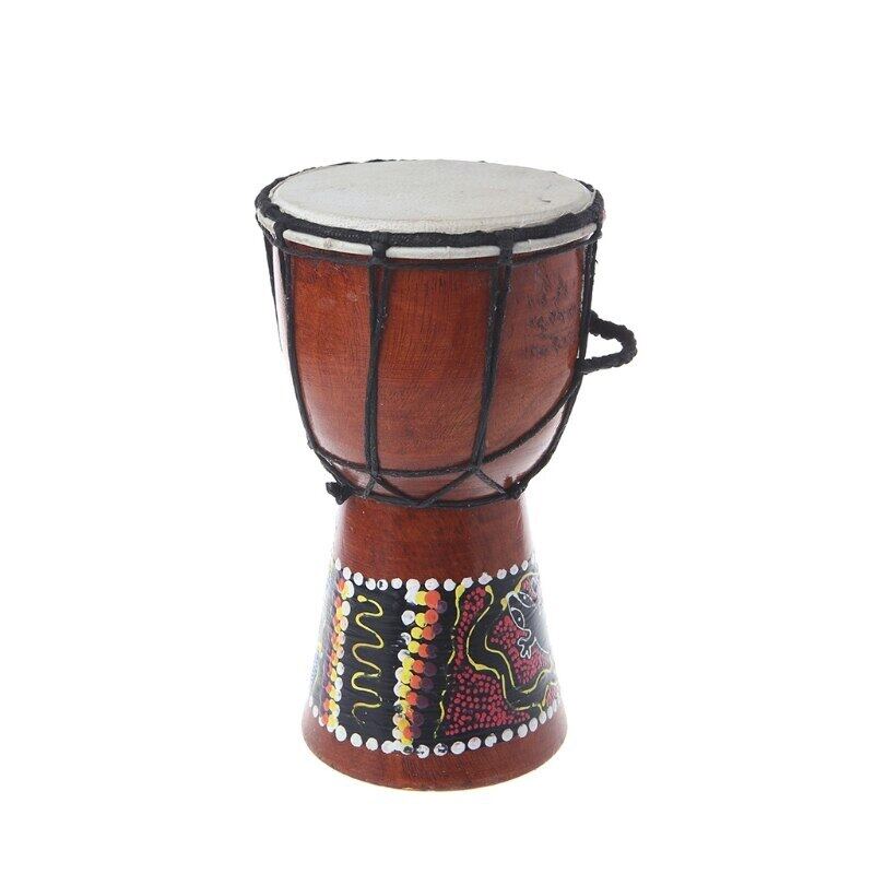 4 Inch Chuyên Nghiệp Châu Phi Djembe Trống Bongo Gỗ Âm Thanh Tốt Nhạc Cụ
