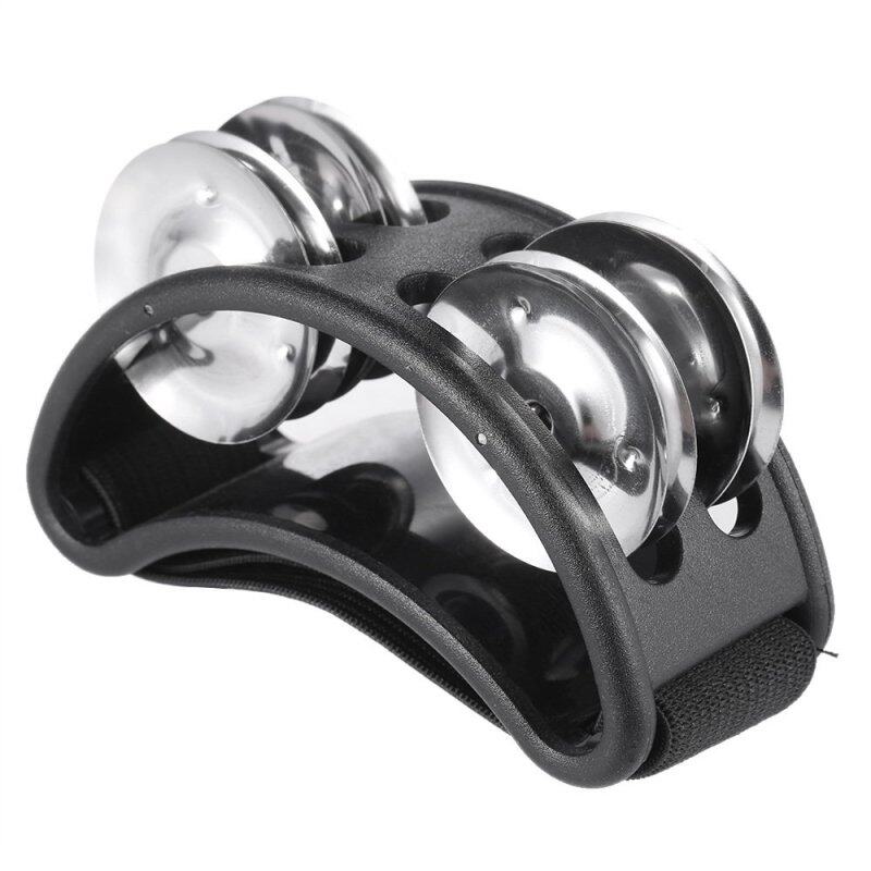 Chân Tambourine Bộ Gõ Nhạc Cụ 2 Bộ CHUÔNG Leng Keng Kim Loại
