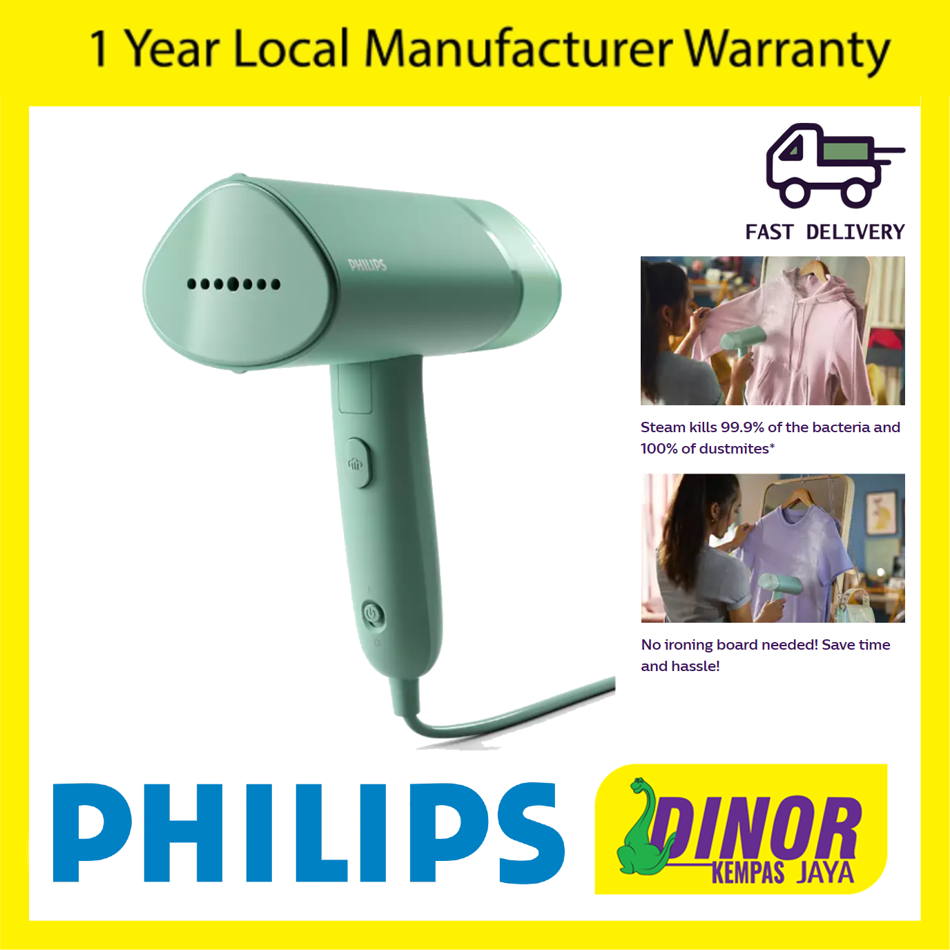 philips steamer genggam