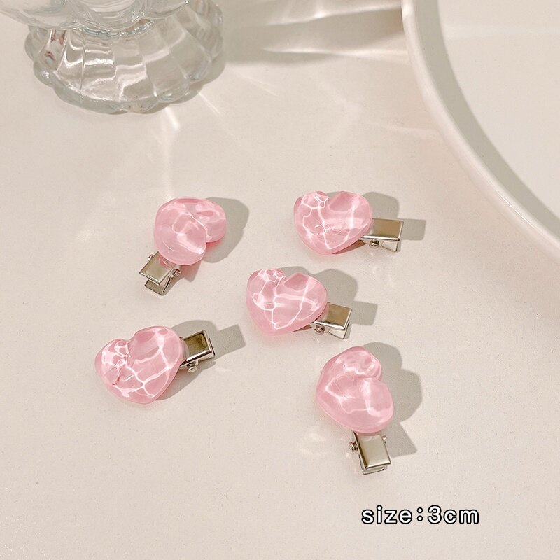Korean Style Bangs Hairpin Small Flower Pattern