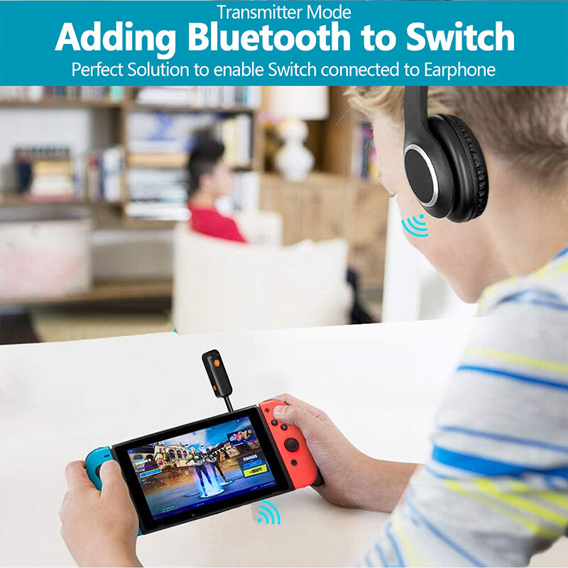 VAORLO Bộ Thu Âm Thanh Bluetooth 5.2 2 Trong 1 Bộ Thu Cuộc Gọi Rảnh Tay Bộ Chuyển Đổi Không Dây Điều Khiển Âm Lượng Cho Xe Hơi Máy Vi Tính T V