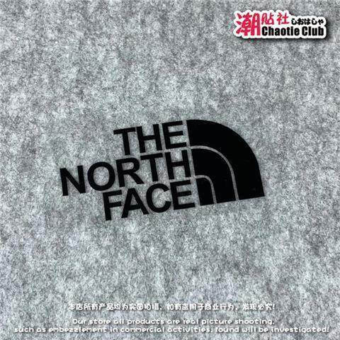 The north face北脸贴纸北面反光贴纸潮流嘻哈个性汽车油箱盖贴