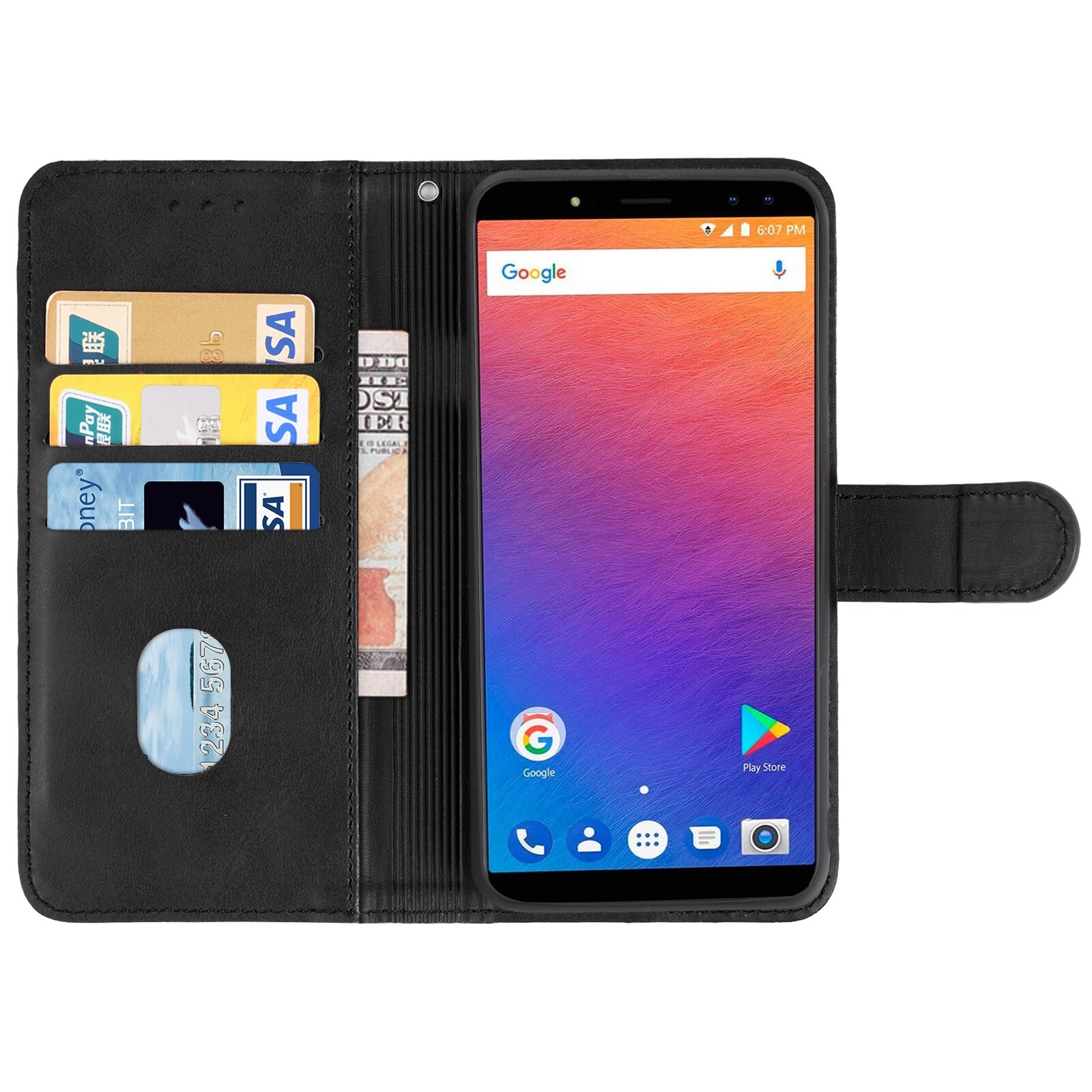 Leather Phone Case For Ulefone Power 3 / Power 3S