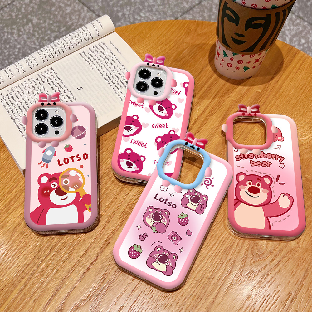 Hontinga Casing Case For Xiaomi Redmi Note 11 Pro 5G 4G Note 11S Note 11 9A note11s Case Cartoon Cute Bear Soft Silicone Full Cover Shockproof Rubber Cases Back Cover Phone Casing Softcase For Girls