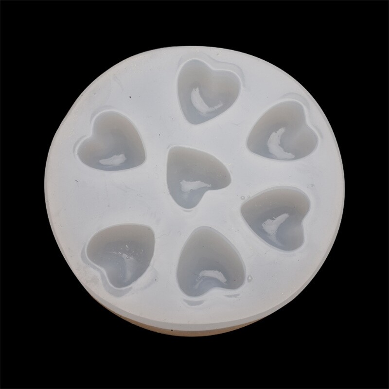 3D Heart Shape Pendant Epoxy Resin Silicone Mold Jewelry Making Mini Heart Soap Wax Candle Chocolate Molds Craft Tools