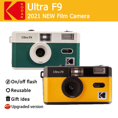 Kodak Ultra F9 35mm Film Camera - M35 M38 Upgraded Version 135 Refillable Film Camera Point and shoot with Flash Reusable Film Camera Non Disposable