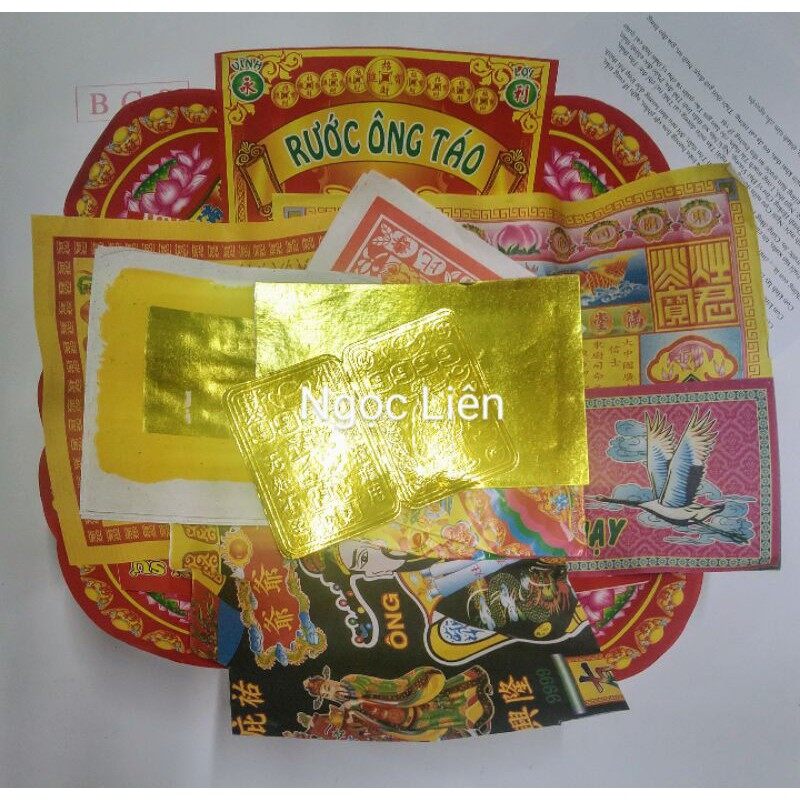 Giấy cúng Rước ông Táo ngày 30 tết