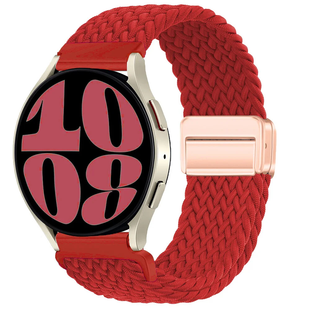 20mm braided solo loop for galaxy watch 6 classic/galaxy watch 6/5/4 40mm 44mm/4 classic/amazfit bip/gts 2/3/4, 22mm nylon band for huawei gt 2/3/4 for amazfit gtr 2/3/4