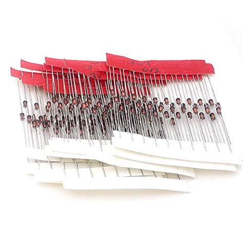 100 PCS 1W Zener Diode Assorted Kit DO-41 3.3V 3.6V 3.9V 4.3V 4.7V 5.1V 5.6V 6.2V 6.8V 7.5V DIY Kit Electronic Set Pack