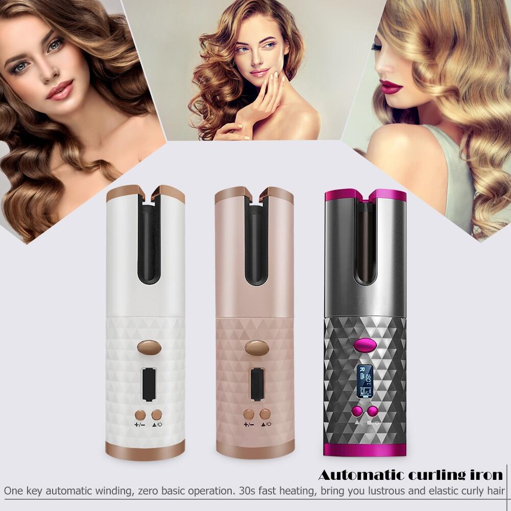 wireless automatic curling iron