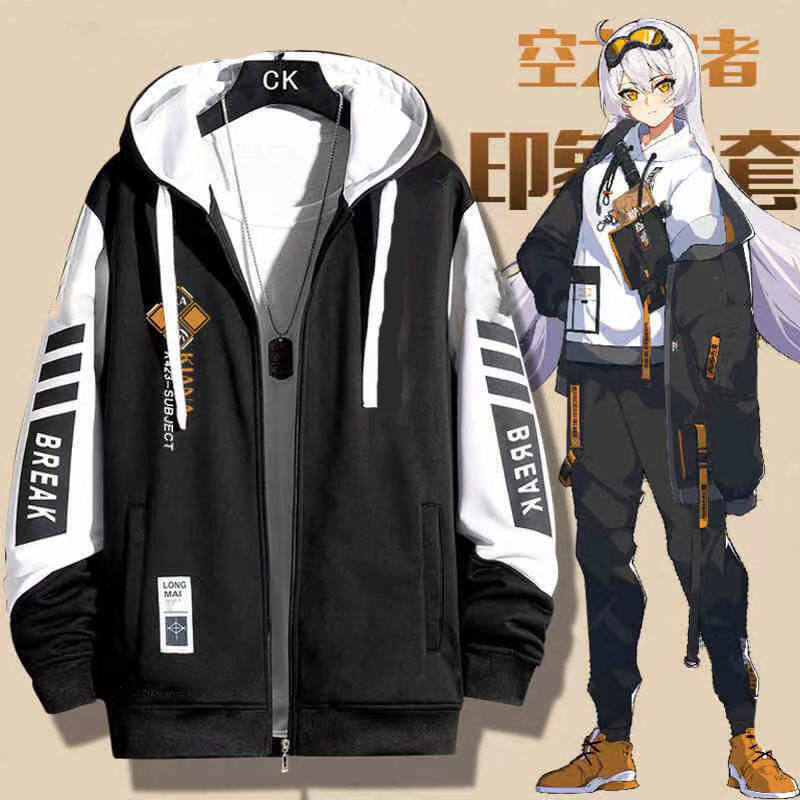 Collapse Three Academy Anime 3 Herrscher of the Sky Kiana Impression Two-Dimensional Jacket Men's Zipper Sweater Jacket Tide