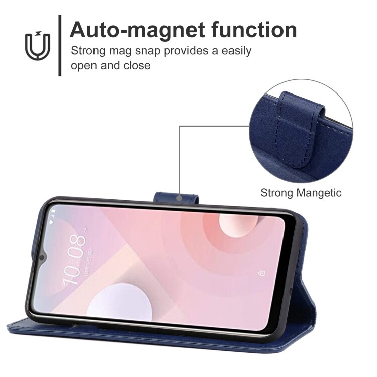 （eForgalaxy）Leather Phone Case For HTC Desire 20+