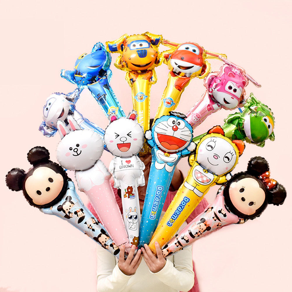 BE TOP 60CM Children Toy Balloon Holiday Decoration Balloon Hit Stick Kindergarten Gifts Birthday Balloon