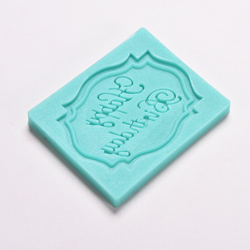 [TM Store]💖[HOT SALE]🎈🎈 [Oliver Timmy] Happy Birthday Silicone Mould Cake Decorating Lace Impression Mat Baking Mold