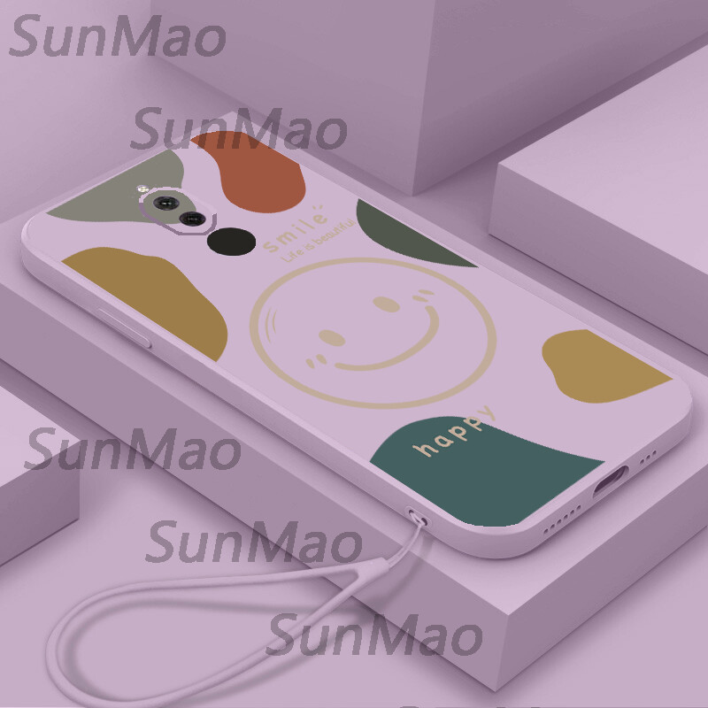 Casing Huawei Nova 2i Phone Case Soft Case Smooth Protective Case Smiley New Design