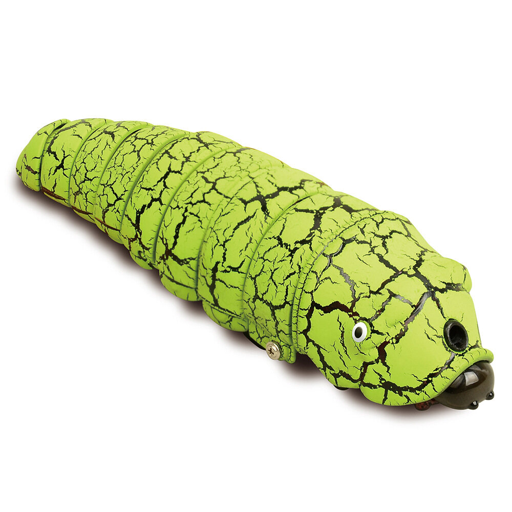 Kmoist Simulation Remote Control Caterpillar Infrared Induction RC Animal Insect Electric Toy Party Prank Toys for kids