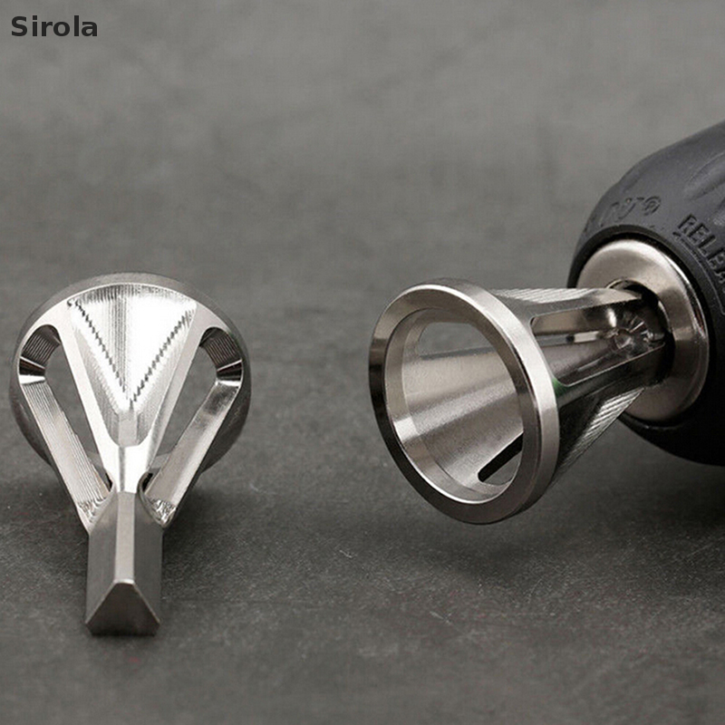 [Sirola] 1Pc deburring external chamfer tool stainless steel remove burr tools drill bit