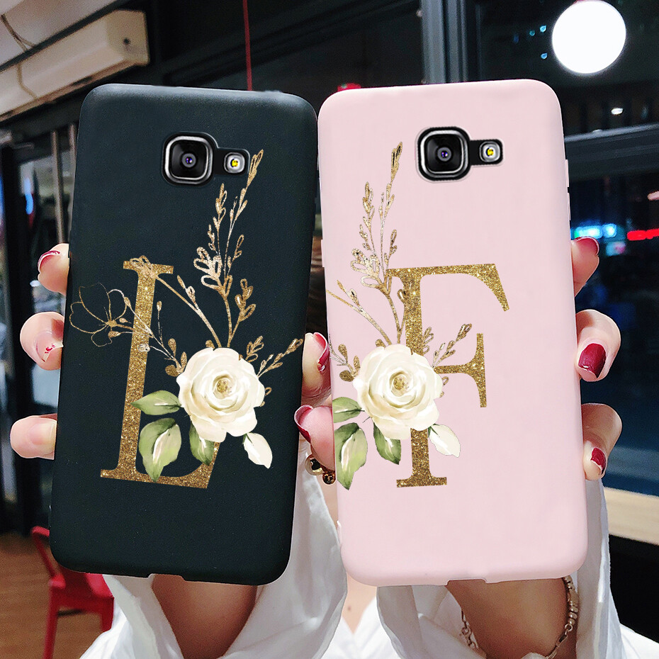 For Samsung Galaxy A5 2016 Case Casing A510 A510F Cute Letters Soft TPU Silicone Back Cover For Samsung A5 2016 Phone Cases