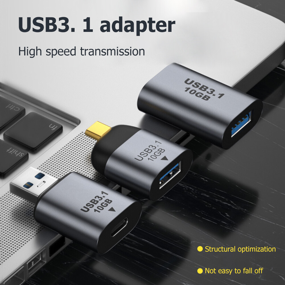 USB 3.1 Với USB 3.1/Loại C Adapter USB3.1 Gen2 Sạc Chuyển Dữ Liệu Qua 10Gbps