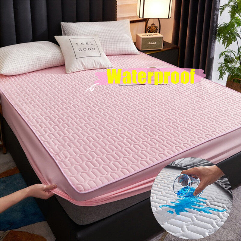 3D High-end Mattress Protectors & Toppers, waterproof mattress cover, waterproof bed sheet, Dustproof / Urine barrier , suitable for Bed size: Single / Double / Queen / King / Super King