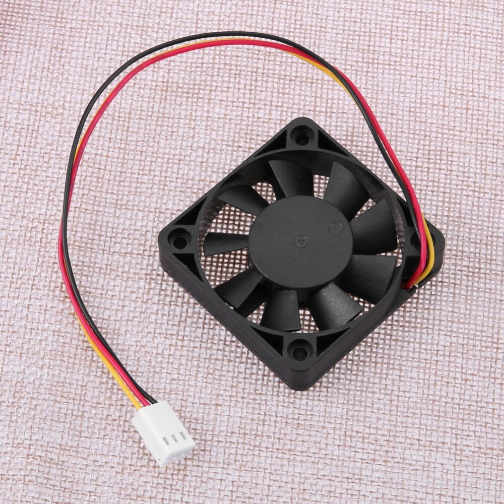 (Ready) 3 Pin CPU 5cm Cooling Cooler Fan Heatsinks Radiator for PC ...
