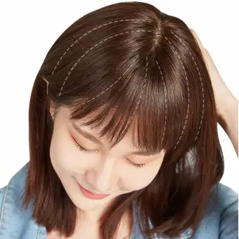 8 12 20cm Dark Brown Hair Top Human Hair Women Toupee Silk Base