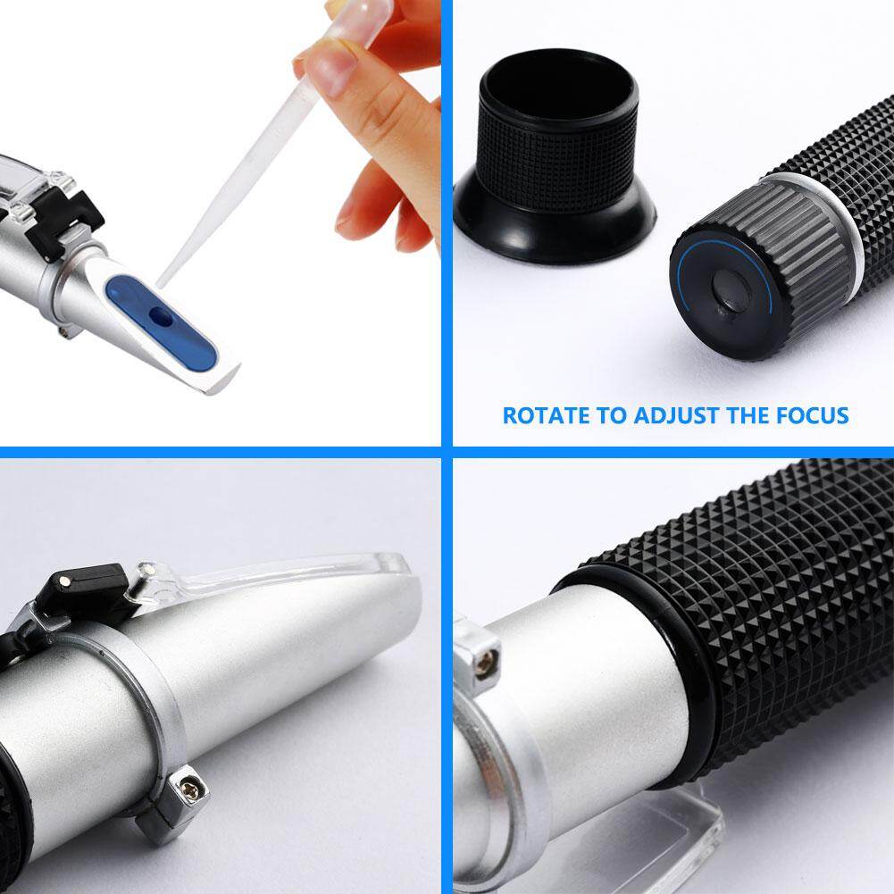 RCYAGO Khúc xạ kế đo độ mặn 0-28%-Thiết bị kiểm tra độ mặn cầm tay với ATC, lăng kính độ phân giải cao dành cho thực phẩm và phòng thí nghiệm