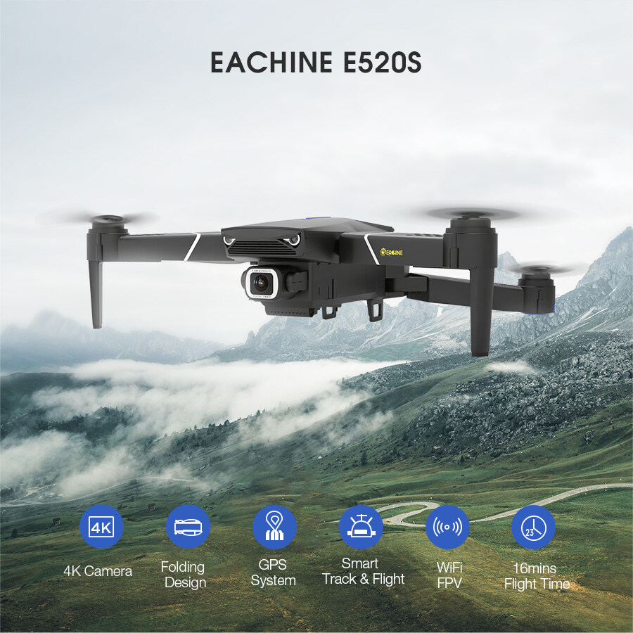 HOT 4k Camera Eachine E520s Pro Gps 4k Camera Eachine