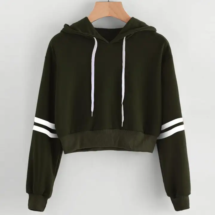 varsity striped hoodie