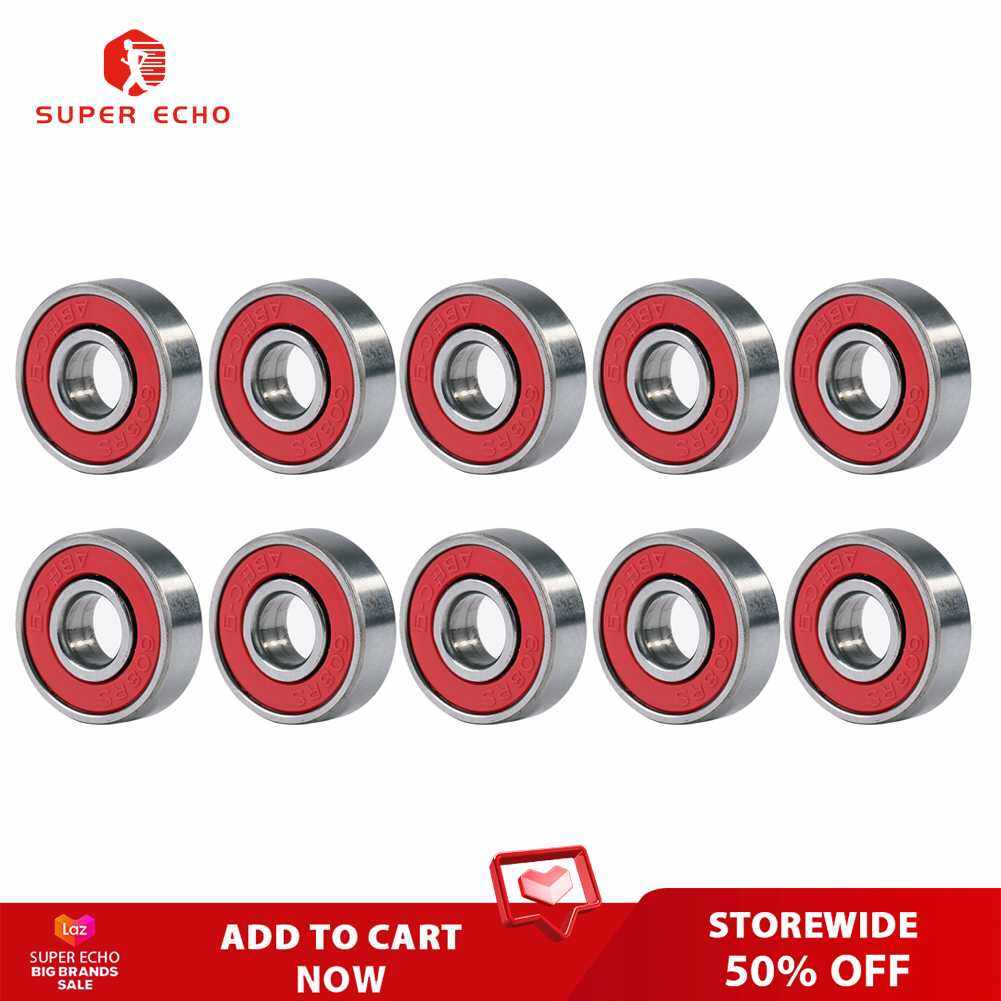 10pcs Inline Roller Skate Bearing 8x22x7mm 608rs ABEC-9 Roller Skate Wheel Bearings Deep Groove Precision Bearing Carbon Steel for Skateboard