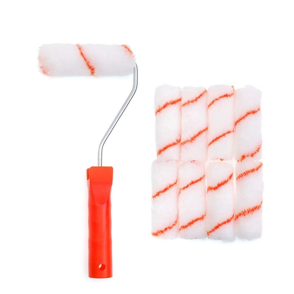 10PCS 100mm Paint Foam Sponge Rollers Decorators Brush Evenly Smooth Home Tools 