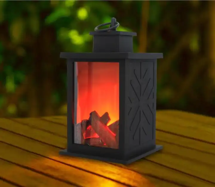 Decorative Fireplace Flame Portable Hanging Battery Operated