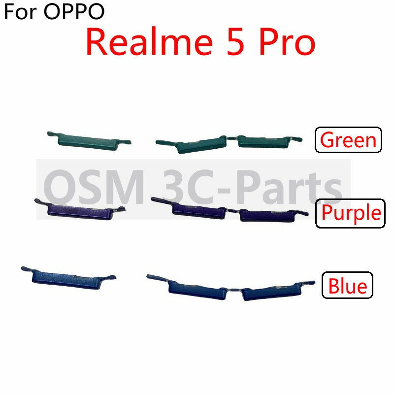Nút Công Tắc Bật/Tắt Nguồn Cho OPPO Realme 5 Pro Nút Tăng Giảm Âm Lượng Cạnh Phụ Tùng Thay Thế Cáp Dẻo