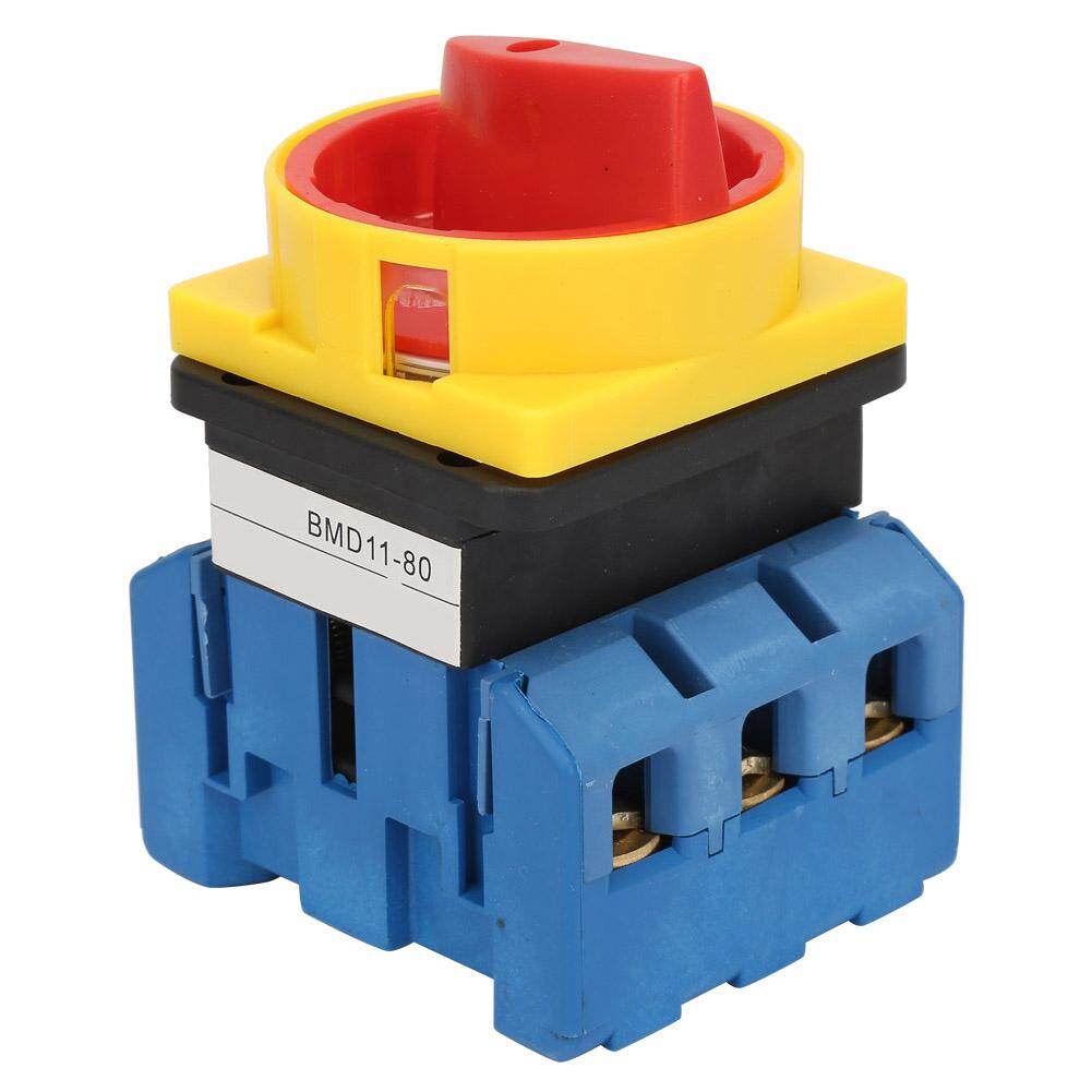 80A/100A Load Circuit Breaker Switch 3-Pole 2-Position Rotary Cam On-Off Power Switch